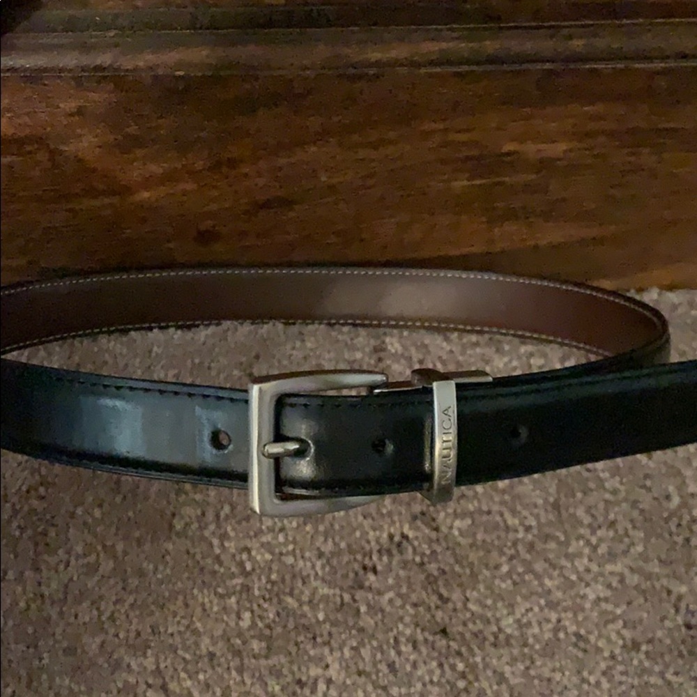 Boy’s Nautica Slim Black Belt